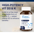Suplemento orgánico de vitamina D3 para funciones saludables inmunes